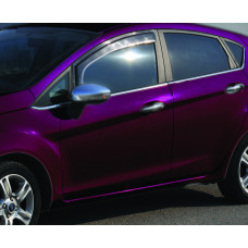 Ford Fiesta 2008-2017 Молдинги стекол нижние 8шт