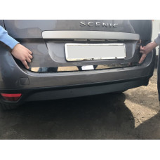 Renault Scenic/Grand 2009-2016 Кромка багажника (нерж.)