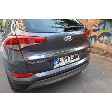 Hyundai Tucson 2015- Накладка над номером широкая