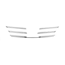 Renault Megane IV 2016-2021 Накладки на решетку радиатора (5 шт)