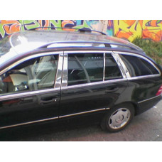 Mercedes W210 1995-2003 Накладки дверных стоек 6шт