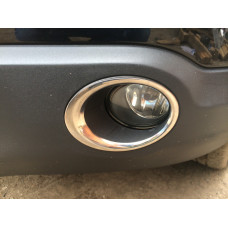 Nissan Qashqai 2007-2009 Накладки на противотуманки обводка 2шт