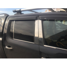 VW Amarok 2010- Накладки на дверные стойки 6шт