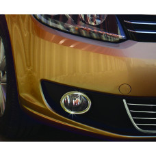 Fiat Doblo 2005-/Caddy 2010-2015 Накладки на противотуманки 2шт