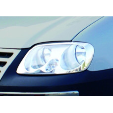 VW Caddy 2004-2010 Накладка на передние фары 2шт