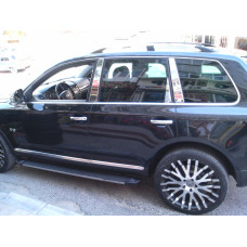 VW Touareg/Porsche Cayenne 2010- Накладки на дверные стойки 6шт