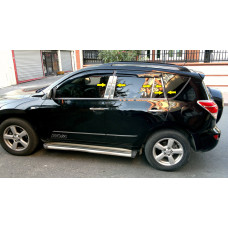 Toyota Rav4 2006-2013 Накладки дверных стоек 8шт