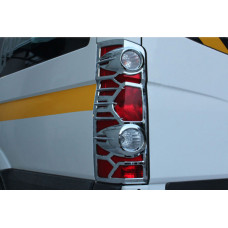 VW Crafter 2006- Накладки стопы (пластик) 2шт