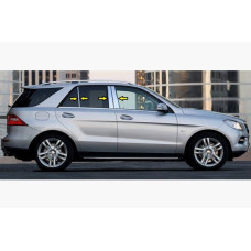 Mercedes ML/GLE166 2011- Накладки дверных стоек 6шт