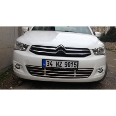 Citroen C-Elysee 2012- Решетка в бампер