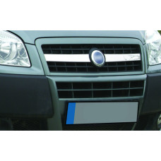 Fiat Doblo 2005- Накладки на решетку радиатора 2шт