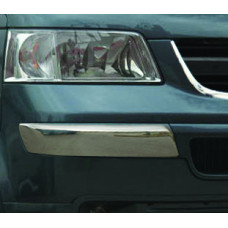 VW T5 2003-2009 Накладки на передний бампер уголки 2шт