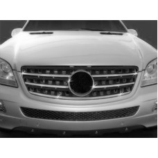 Mercedes ML 164 2005-2011 Накладка на решетку радиатора 5шт