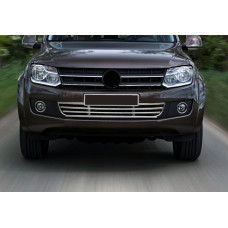VW Amarok 2010- Решетка в бампер 1шт