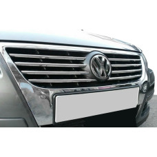 VW Passat В6 2005-2011 Накладки на решетку радиатора 8шт