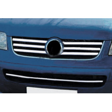 VW T5 Caravelle, Multivan 2003-2010 Накладки на решетку радиатора 6шт
