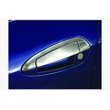 Fiat Linea/Grande Punto 2006-/2013- Накладки на ручки (только верхушка) (4шт нерж.)