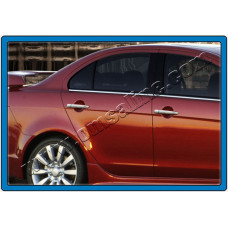 Mitsubishi ASX 2010-/Lancer X 2007-/Outlander 12-/ XL 07-12 Накладки на ручки без чипа 8шт