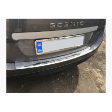 Renault Grand Scenic 2010- Накладка на задний бампер
