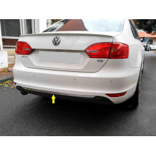 Volkswagen Jetta 2011-2018 Кромка заднего бампера (нерж)