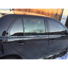 Skoda Fabia 5D (2000-2007) Молдинги стекол нижние 4шт