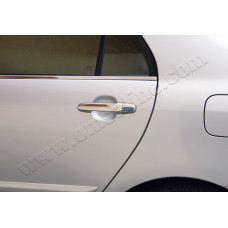 Toyota Corolla SD (2002-2007) Молдинги стекол нижние 4шт