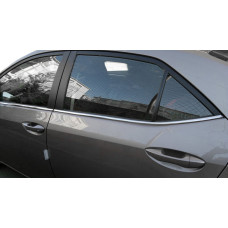 Toyota Corolla (2019-) Нижние молдинги стекол (4 шт, нерж)