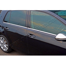 VW Golf (2013-) Молдинги стекол нижние 4шт