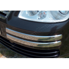 VW Caddy (2003-2010) Накладки на передний бампер 2шт (Брови)