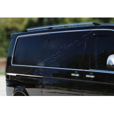 VW T5 (2003-)/T6 (2015-) Окантовка на молдинги стекол 14шт - корот.база