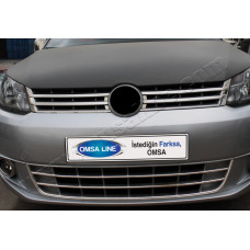 VW Caddy/Touran (2010-) Trend Окантовка и нак-ки на передний бампер 3шт