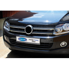 VW Amarok (2010-) Накладки на решетку радиатора 4шт