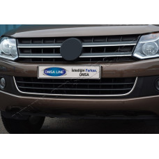 VW Amarok (2010-) Накладка на передний бампер (улыбкой) 1шт