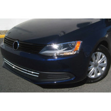VW Jetta (2011-) Накладки в передний бампер 2шт