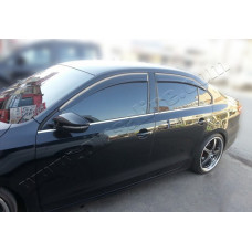VW Jetta (2011-) Молдинги стекол нижние 6шт