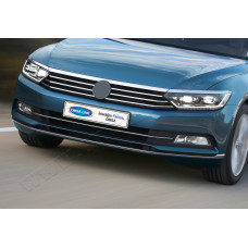 VW Passat B8 (2014-) Накладки на передний бампер 3шт