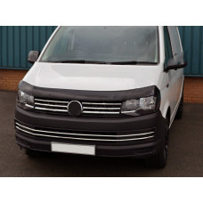 Volkswagen T6 (2015-2019) Накладки на решетку радиатора (4 шт, нерж)