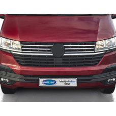 Volkswagen T6 (2019-) Накладки на решетку радиатора (4 шт, нерж)