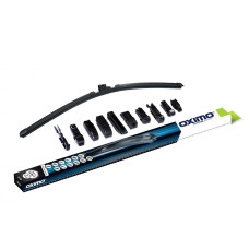 Щітки склоочисника для авто Touran (1T1 with wipers running XL1 coupe 02.2014➝ OXIMO OXIMO AERO витирачка безкаркасна 700мм 1шт MULTI-ADAPTER 10 КРІПЛЕНЬ
