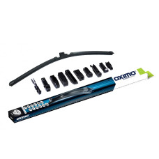Щітки склоочисника для авто simultanCitroen eously from left to right) Grand C4 Spacetourer mpv 04.2018➝ OXIMO OXIMO AERO витирачка безкаркасна 800мм 1шт MULTI-ADAPTER 10 КРІПЛЕНЬ