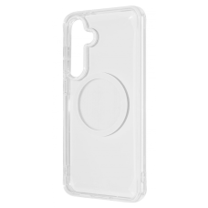 Чохол WAVE Clear Case (PC+TPU) with Magnetic Ring Samsung Galaxy S24 FE